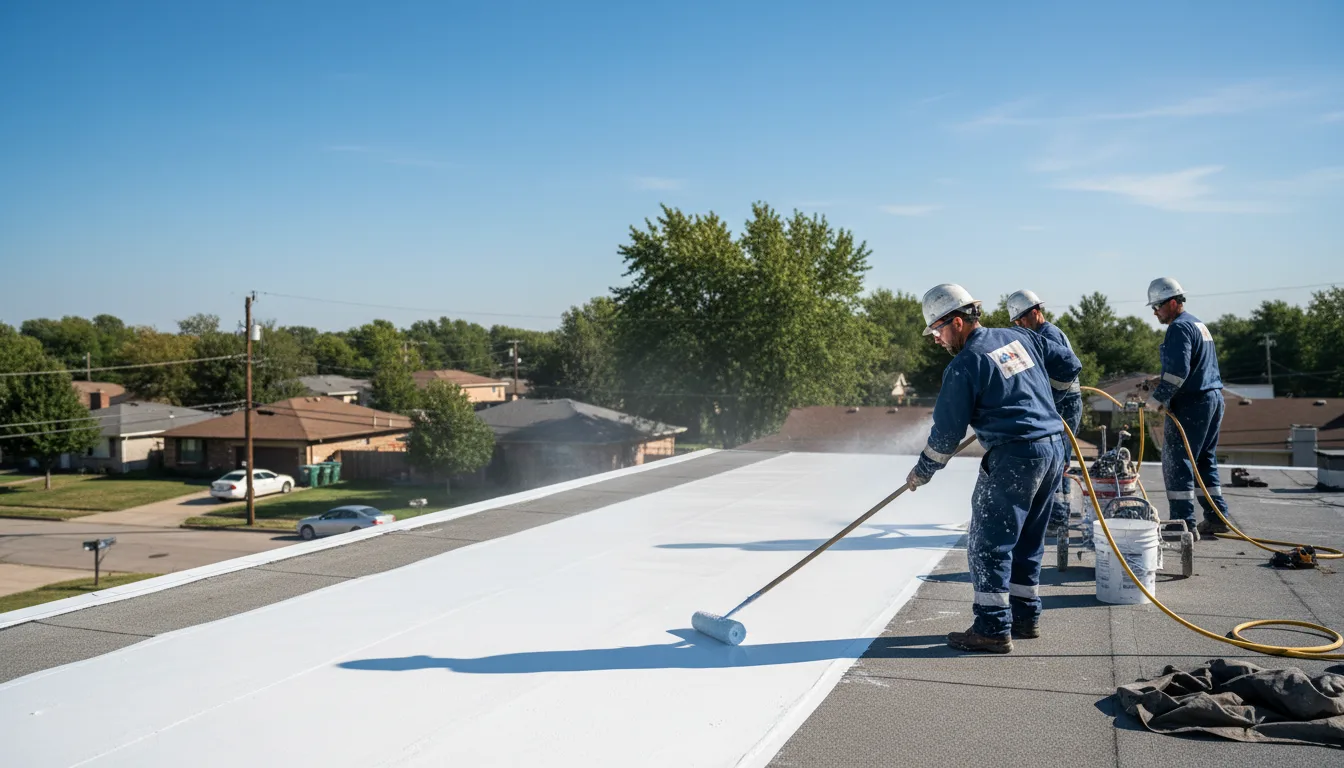 Commercial roof coating in Burlington, VT near me